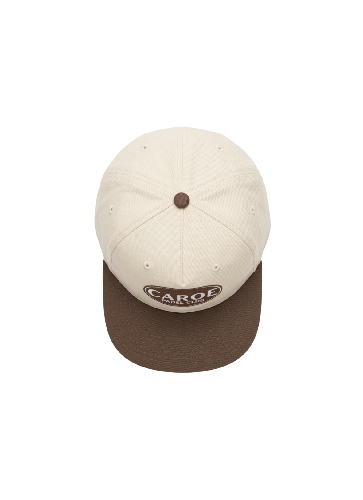 Club Cap - Brown/Off White
