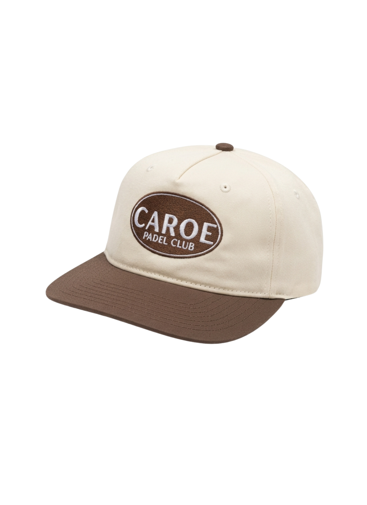 Club Cap - Brown/Off White